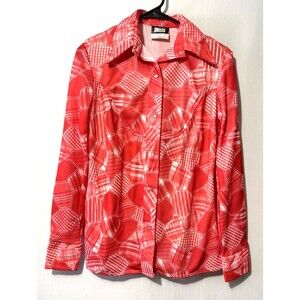 Vintage Fenton Western Shirt Women's Size Small (S) Layered Pearl Snap USA